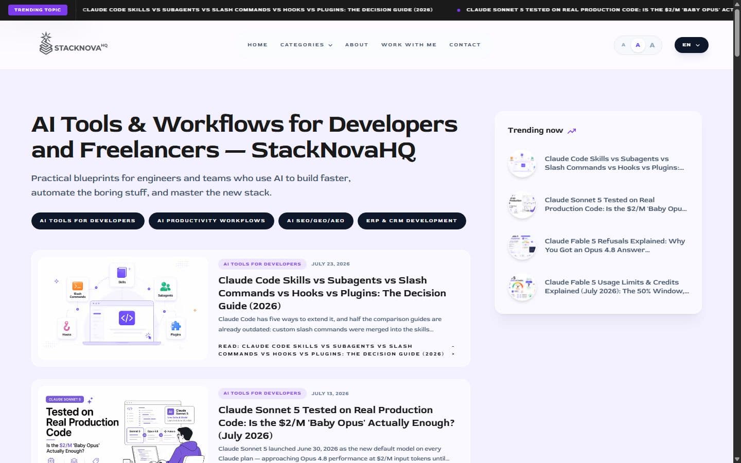 StackNova Blog